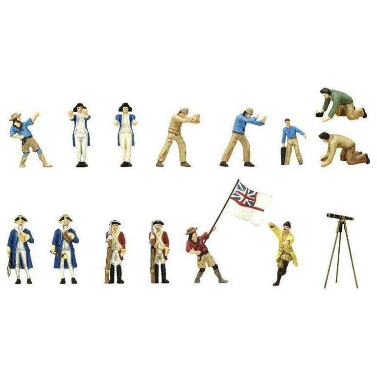 ARTESANIA LATINA Set of 14 Metal Figurines with Accessories