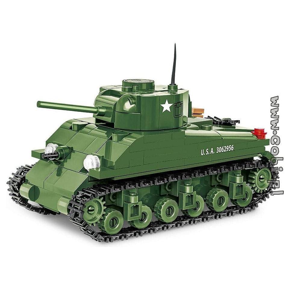 COBI World War II - Sherman M4A1 Tank (300 Pieces)