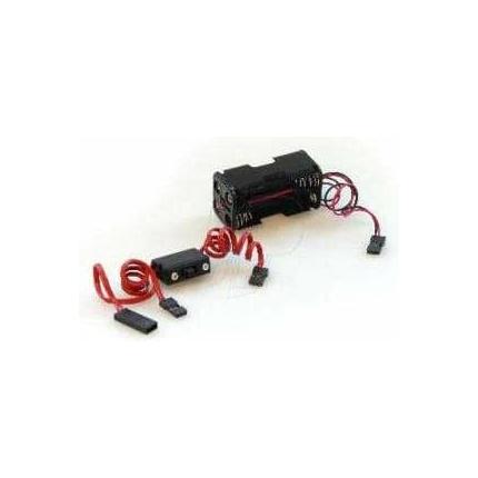 HITEC Switch Harness & Battery Box (7215 + 7216)