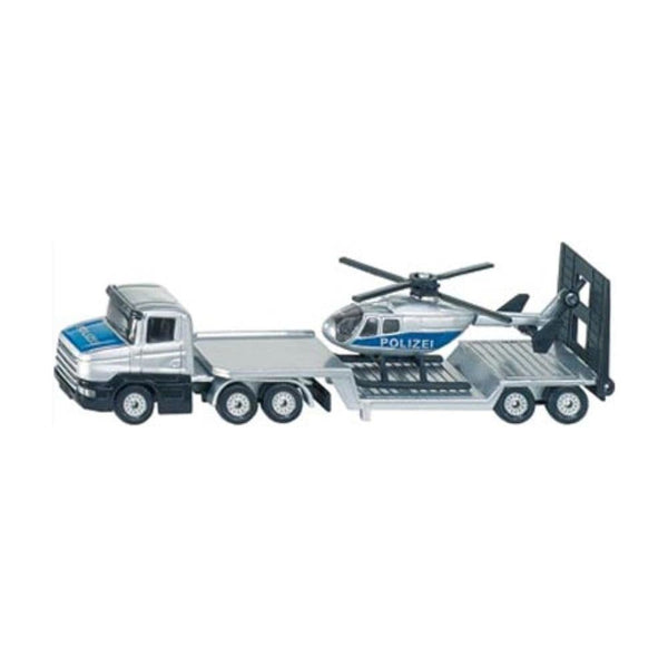 SIKU Low Loader With Helicopter