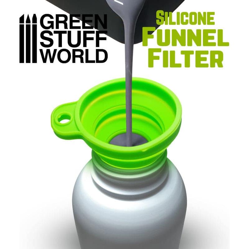 GREEN STUFF WORLD Silicone Funnel Filter for 3D Printer