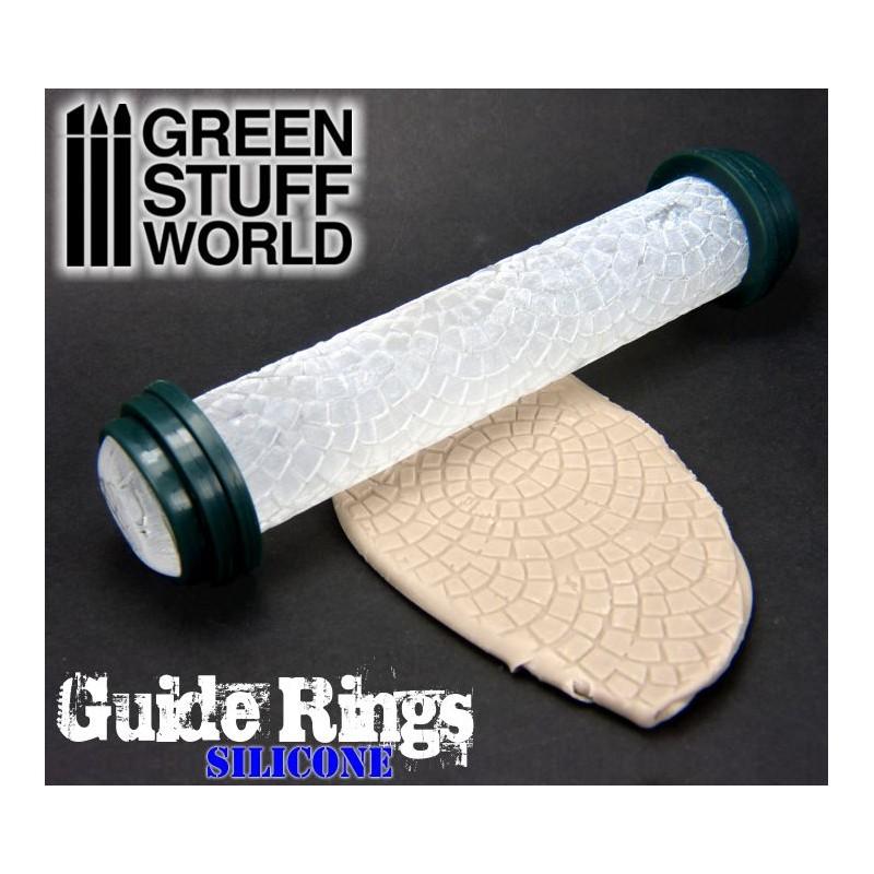 GREEN STUFF WORLD Silicone Guide Rings for Rolling Pin