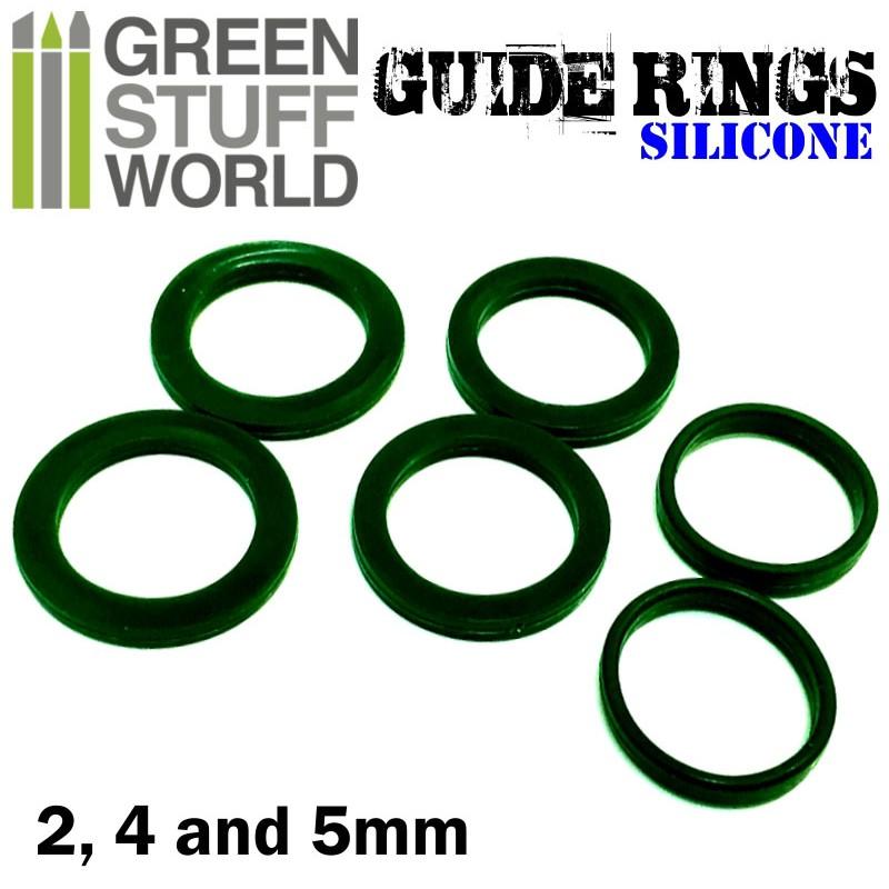 GREEN STUFF WORLD Silicone Guide Rings for Rolling Pin