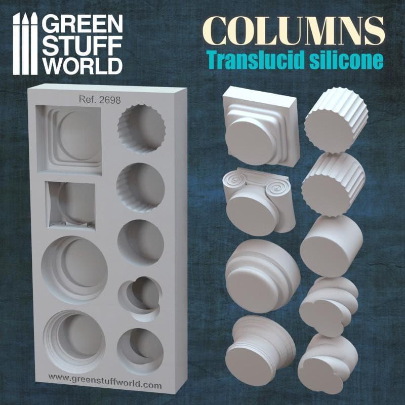 GREEN STUFF WORLD Silicone Molds - Columns