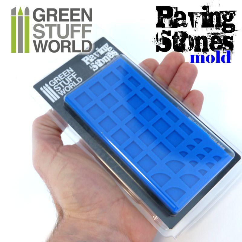 GREEN STUFF WORLD Silicone Molds - Paving Stones