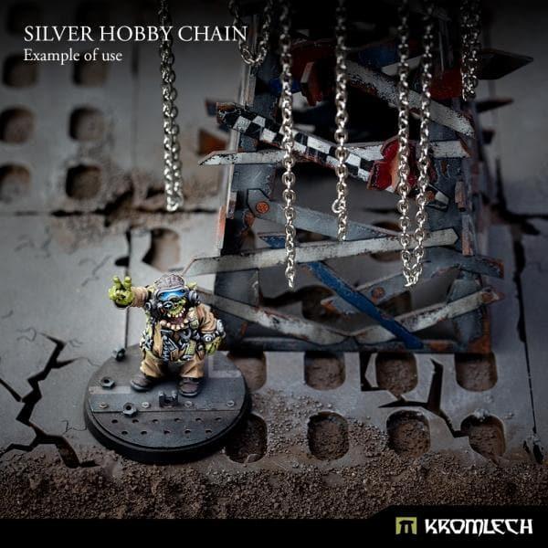 KROMLECH Silver Hobby Chain 3mm x 2.5mm (1 Metre)