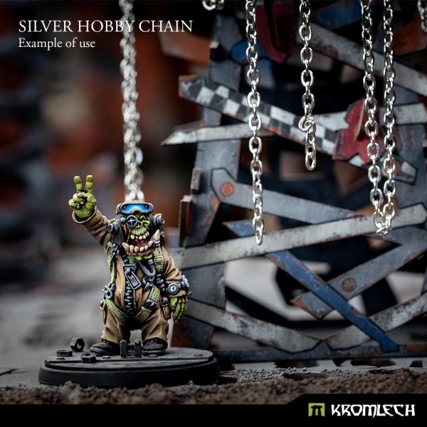 KROMLECH Silver Hobby Chain 4mm x 3mm (1 Metre)