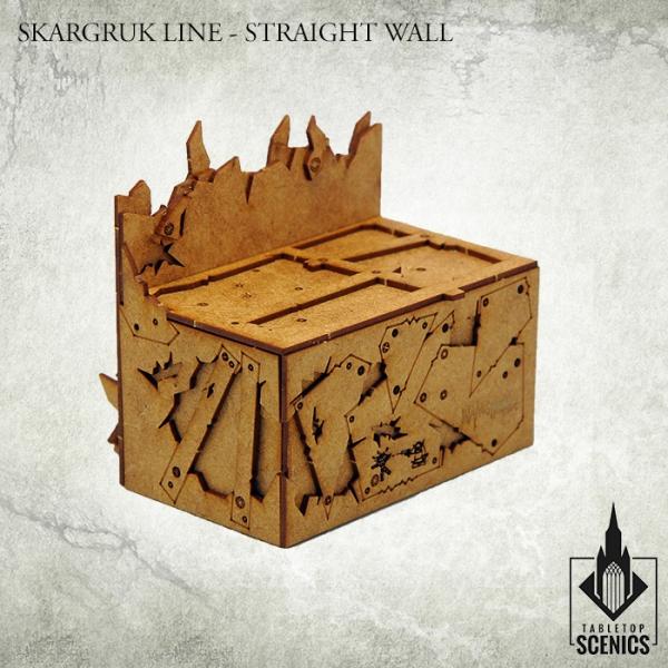 TABLETOP SCENICS Skargruk Line - Straight Wall