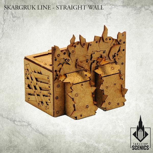 TABLETOP SCENICS Skargruk Line - Straight Wall