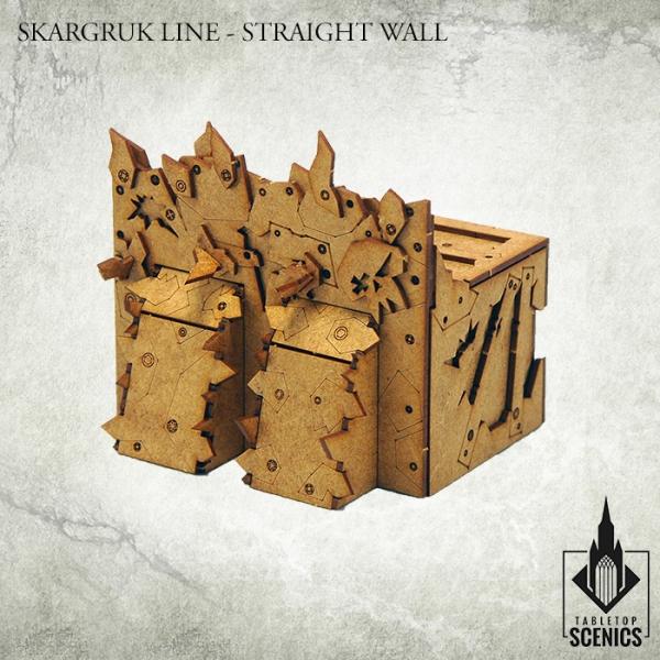 TABLETOP SCENICS Skargruk Line - Straight Wall