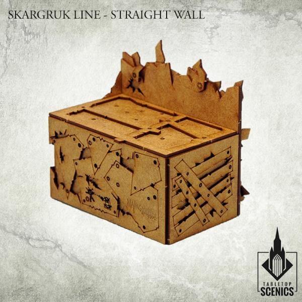 TABLETOP SCENICS Skargruk Line - Straight Wall