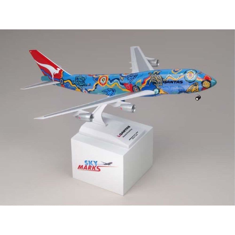 SKYMARKS 1/200 B747-300 Qantas Nalanji Dreaming (SKR086) - Hearns Hobbies Melbourne - SKYMARKS