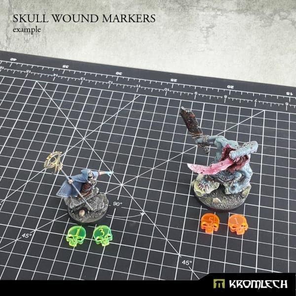 KROMLECH Skull Wound Markers (Green)