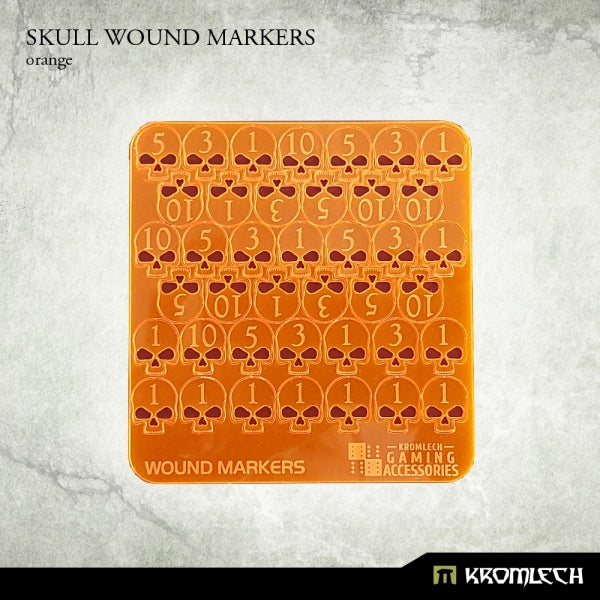 KROMLECH Skull Wound Markers (Orange)