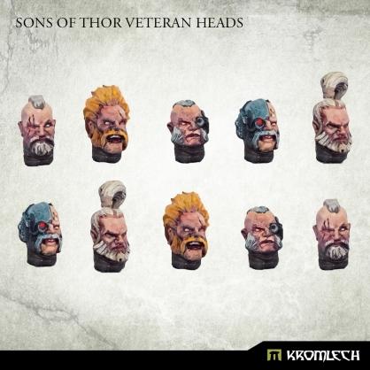 KROMLECH Sons of Thor Veteran Heads (10)