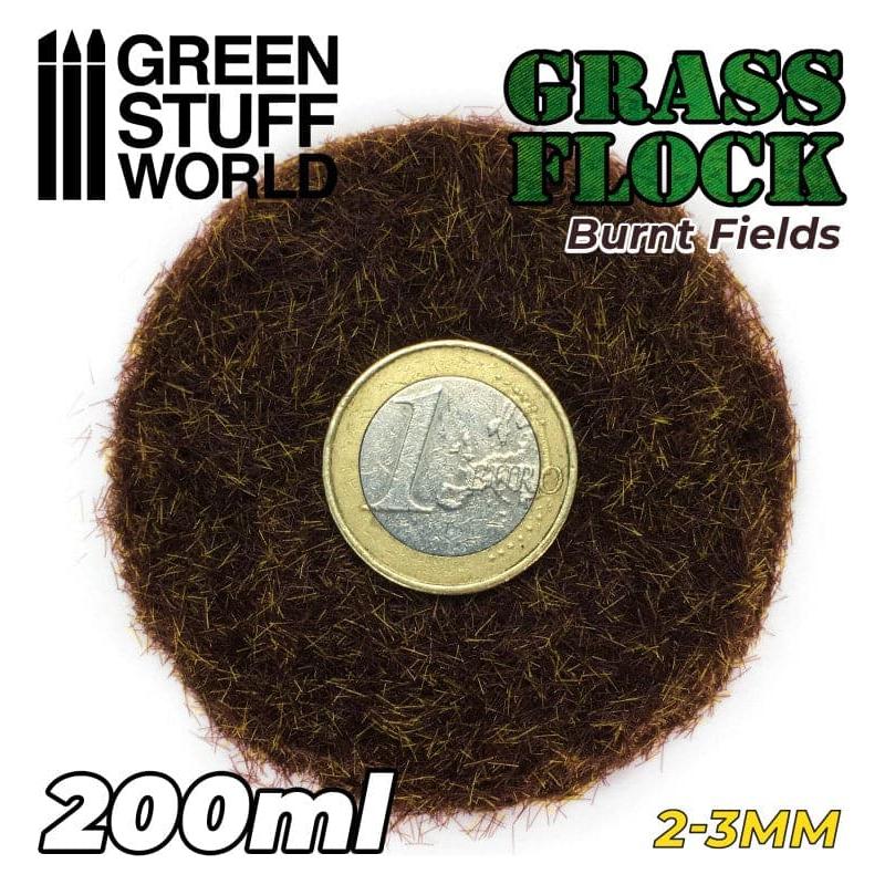 GREEN STUFF WORLD Flock 2-3mm 200ml - Burnt Fields