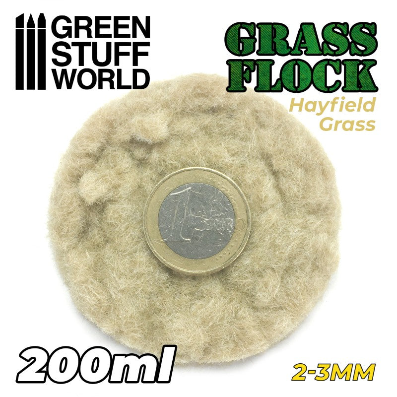 GREEN STUFF WORLD Flock 2-3mm 200ml - Hayfield Grass
