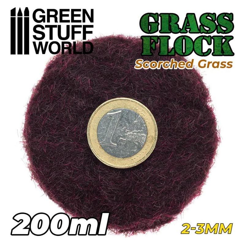 GREEN STUFF WORLD Flock 2-3mm 200ml - Scorched Grass