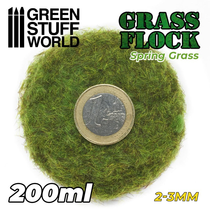 GREEN STUFF WORLD Flock 2-3mm 200ml - Spring Grass