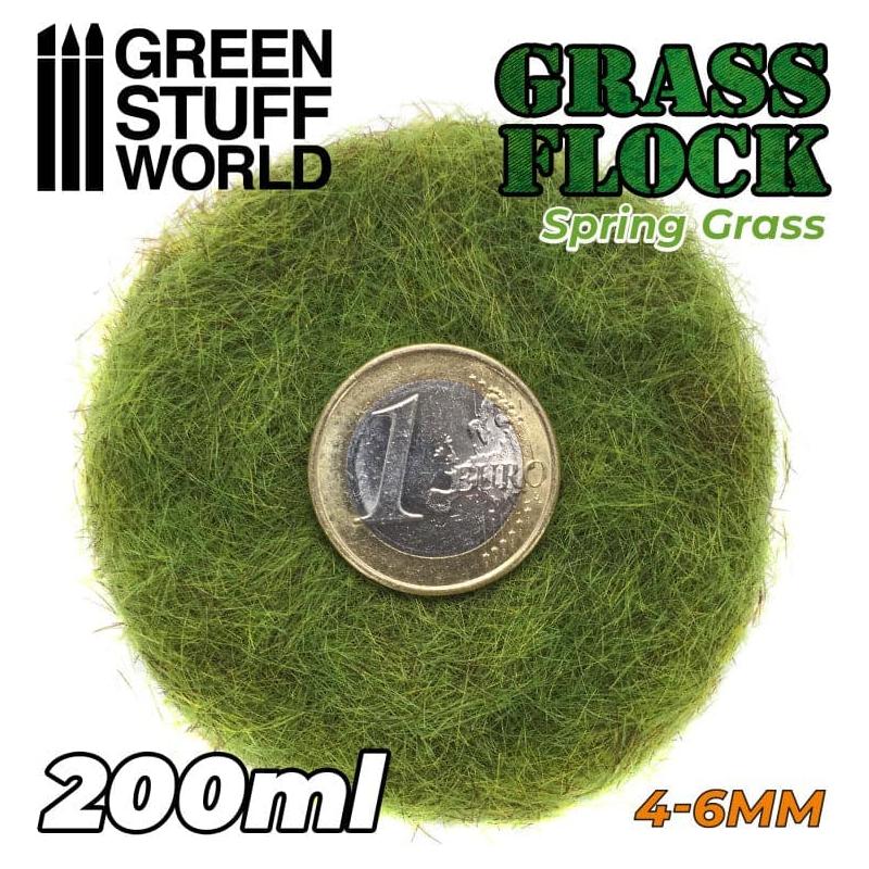 GREEN STUFF WORLD Flock 4-6mm 200ml - Spring Grass