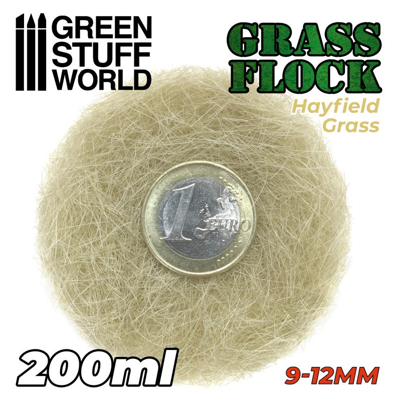GREEN STUFF WORLD Flock 9-12mm 200ml - Hayfield Grass