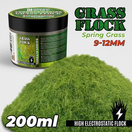GREEN STUFF WORLD Flock 9-12mm 200ml - Spring Grass