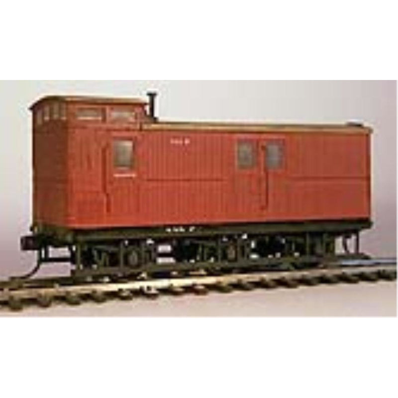 STEAM ERA MODELS HO - Z 6 Wheel Guard's Van with Grooved Doors Kit (Requires Assembly)