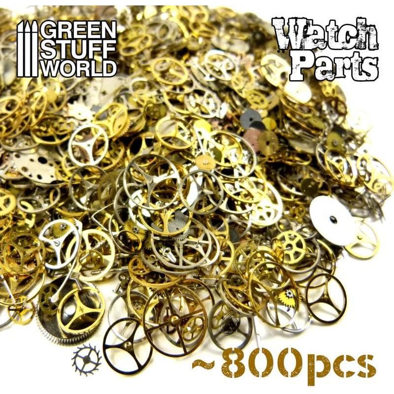 GREEN STUFF WORLD Steampunk Watch Parts Beads 40gr