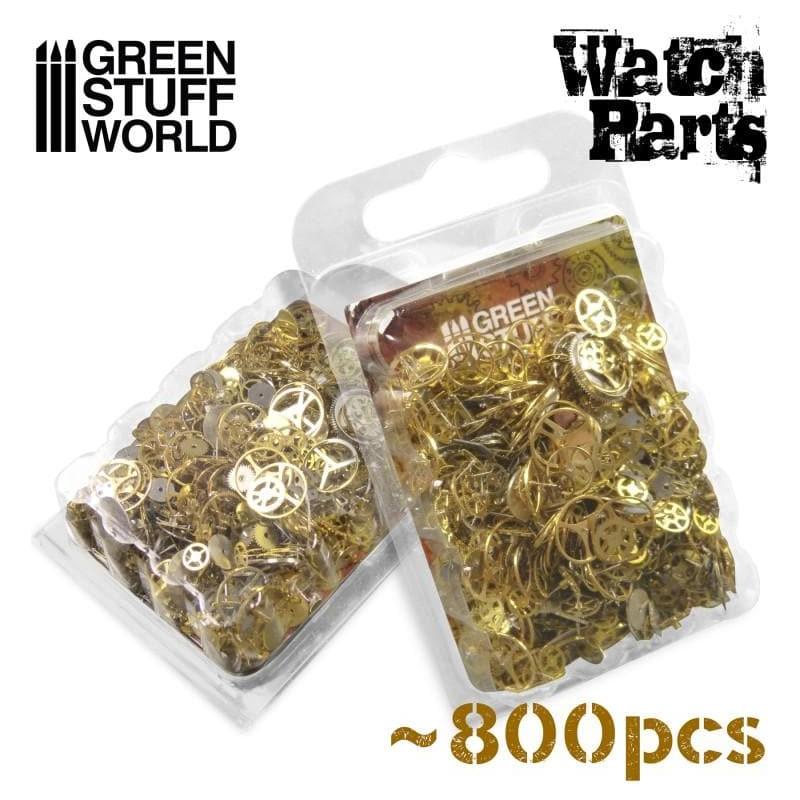 GREEN STUFF WORLD Steampunk Watch Parts Beads 40gr