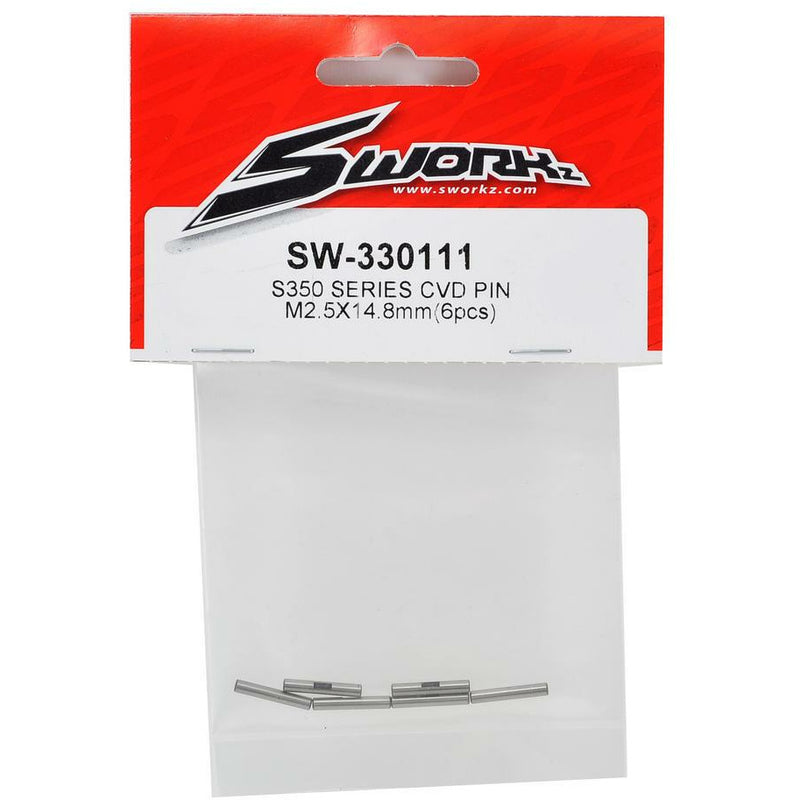 SWORKZ S350 Series CVD Pin M2.5x14.8mm (6)
