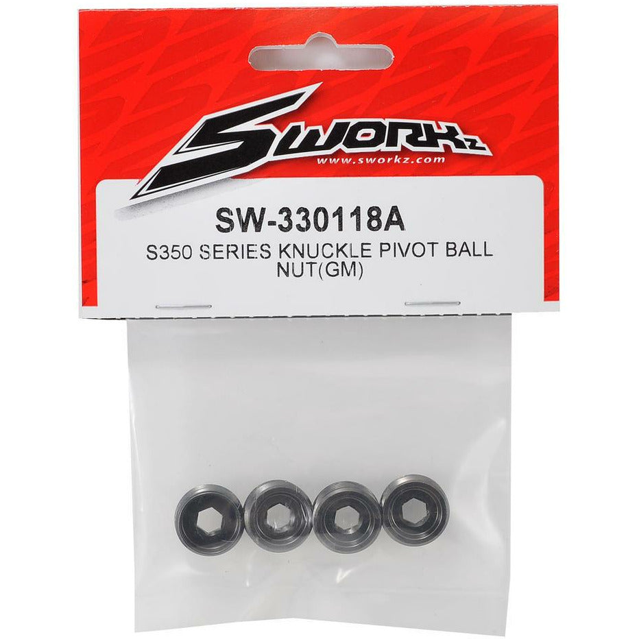 SWORKZ S350 Series Knuckle Pivot Ball Nut (Gunmetal)