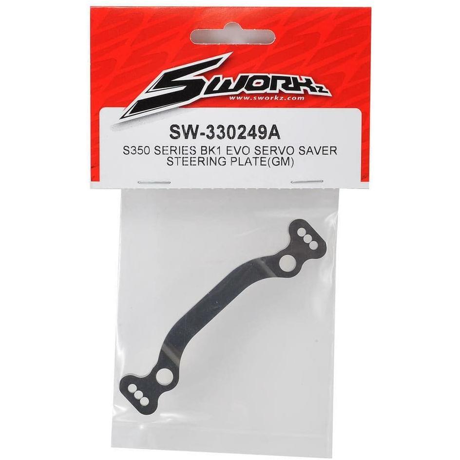 SWORKZ S350 Series BK1 EVO Servo Saver Steering Plate (GM)