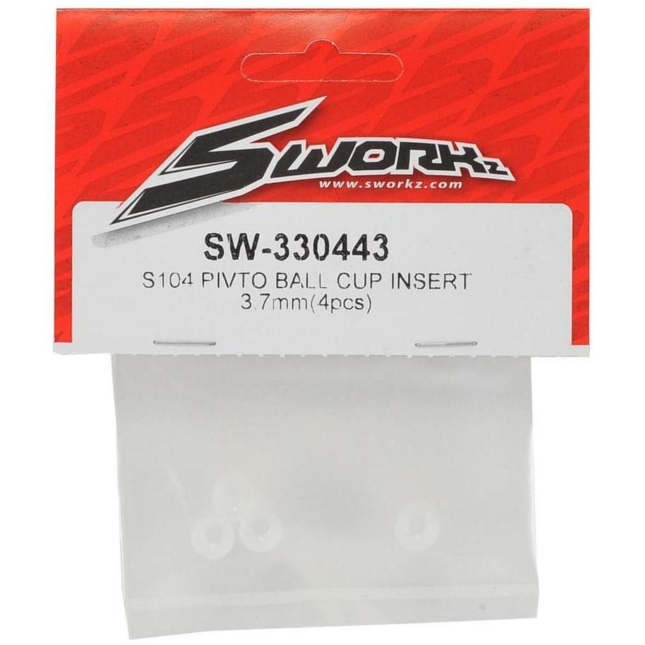 SWORKZ S104 Pivot Ball Cup Insert 3.7mm (4)