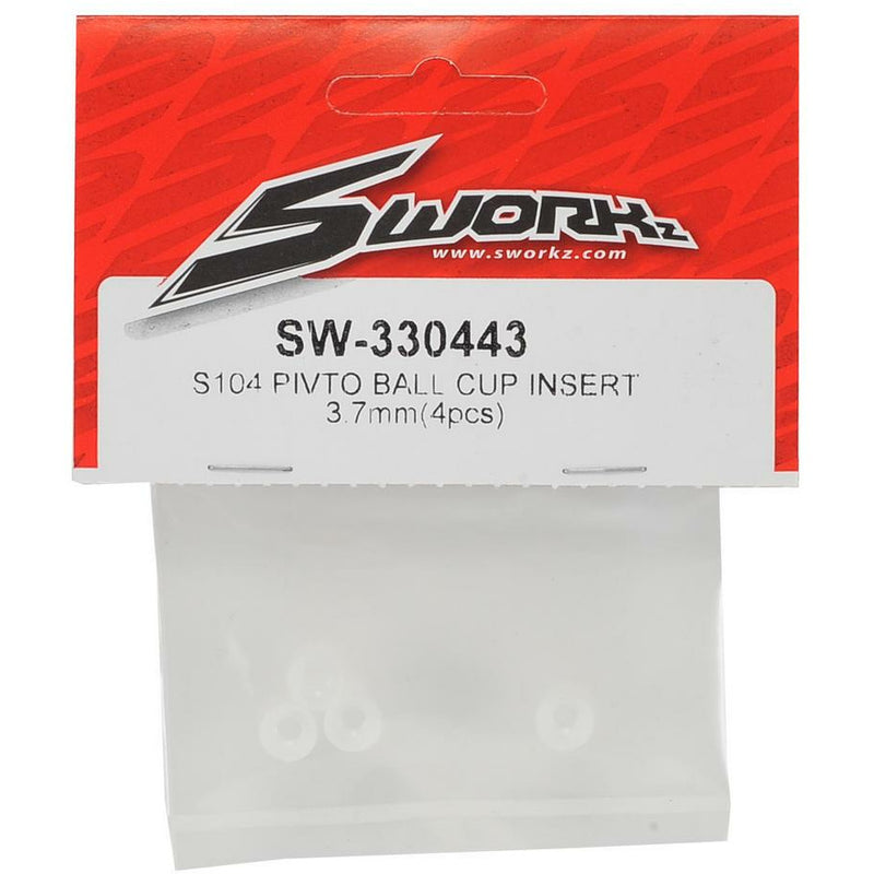 SWORKZ S104 Pivot Ball Cup Insert 3.7mm (4)