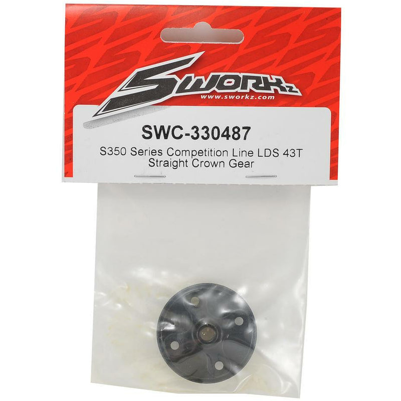 SWORKZ S350 Series Competition LDS 43T Straight Crown Gear