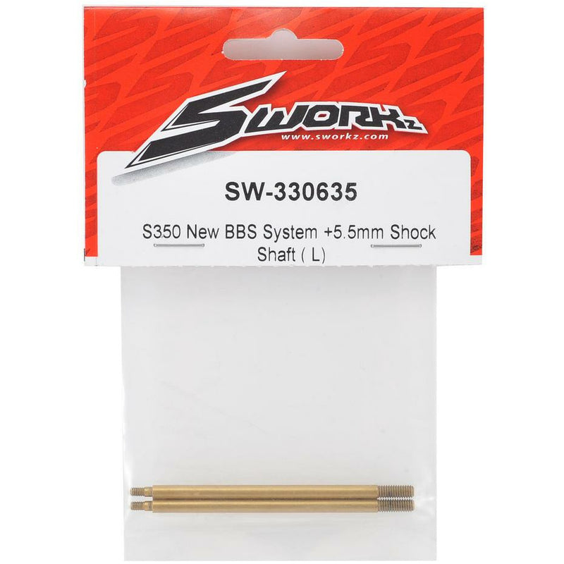 SWORKZ S350 New BBS System +5.5mm Shock Shaft (L)