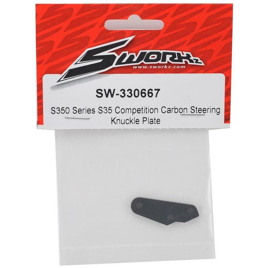 SWORKZ S350 Series S35 Competition Carbon Steering Knuckle Plate