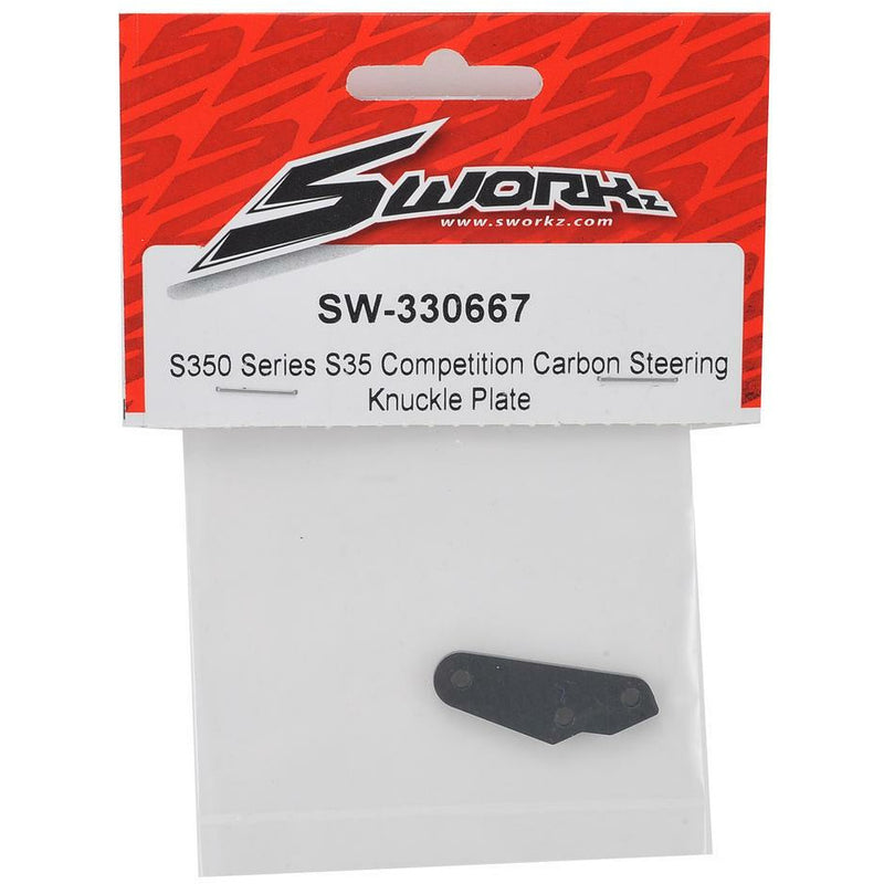 SWORKZ S350 Series S35 Competition Carbon Steering Knuckle Plate
