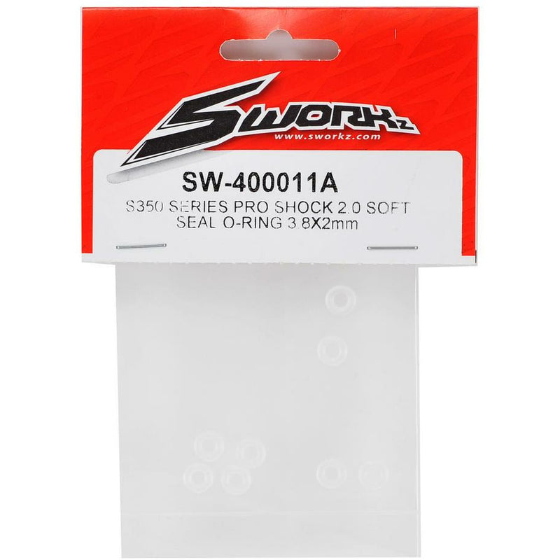 SWORKZ S350 Series Pro Shock 2,0 Soft Seal O-Ring 3.8x2mm (8)