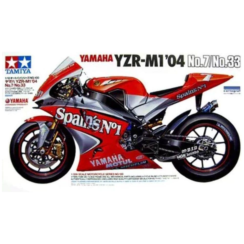 TAMIYA 1/12 Yamaha YZR-M1 '04 No.7/No.33