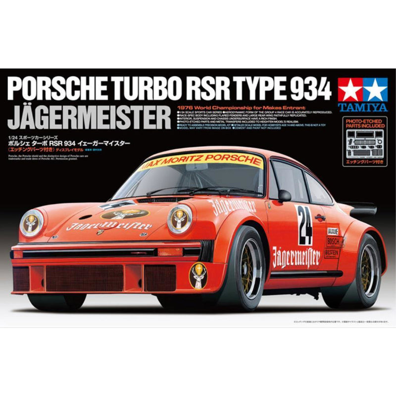 TAMIYA 1/24 Porsche Turbo RSR Type 934 Jagermeister