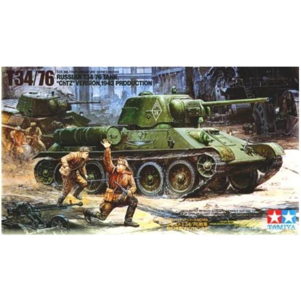 TAMIYA 1/35 Russian T34/76 Tank ChTZ Version 1943.