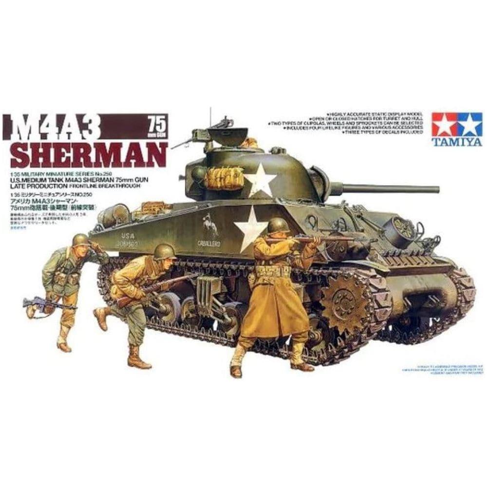 TAMIYA 1/35 M4A3 Sherman with 75mm Gun