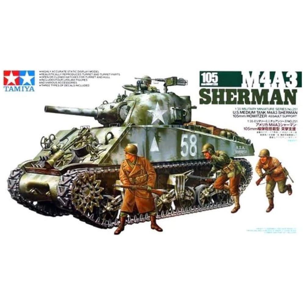 TAMIYA 1/35 M4A3 Sherman Howitzer