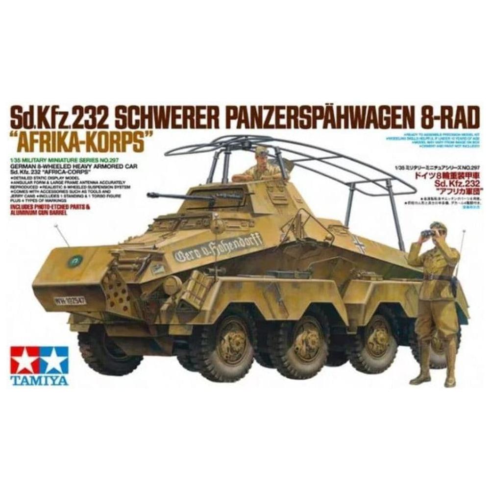 TAMIYA 1/35 Sd.Kfz232 Schwerer Panzerspahwagen 8-Rad