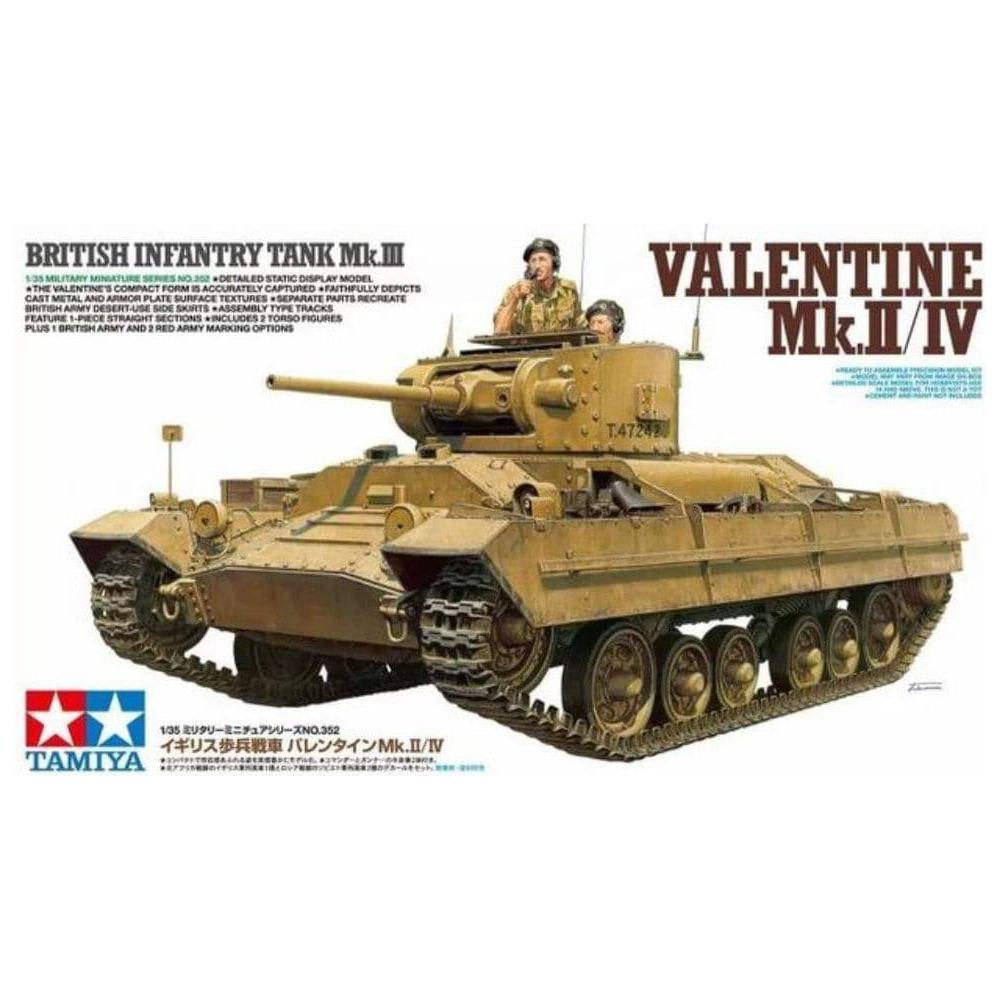 TAMIYA 1/35 Valentine Mk.II/IV British Infantry Tank Mk.III