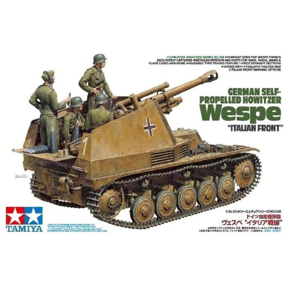 TAMIYA 1/35 German Self-Propelled Howitzer Wespe "Italian Front"