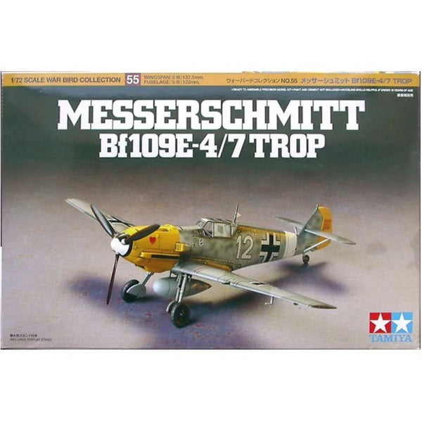 TAMIYA 1/72 Messerschmitt Bf109E-4/7 Trop