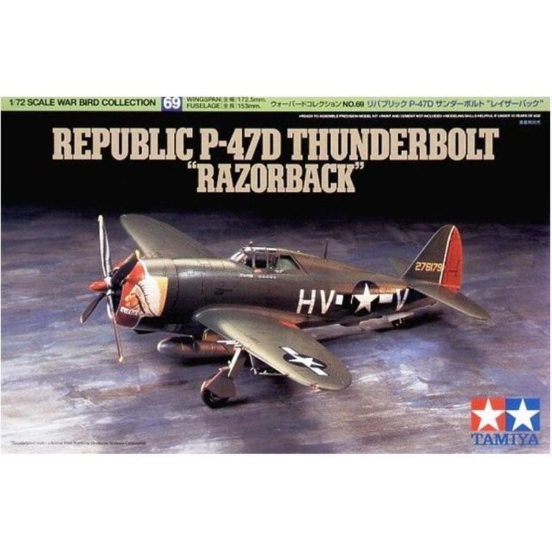 TAMIYA 1/72 Republic P-47D Thunderbolt Razorback