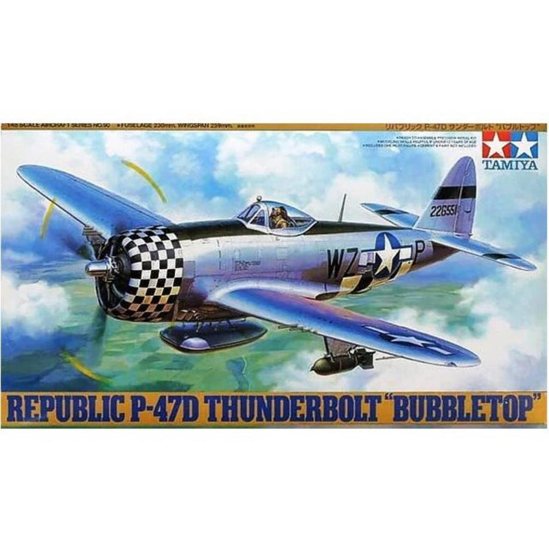 TAMIYA 1/48 Republic P-47D Thunderbolt Bubbletop